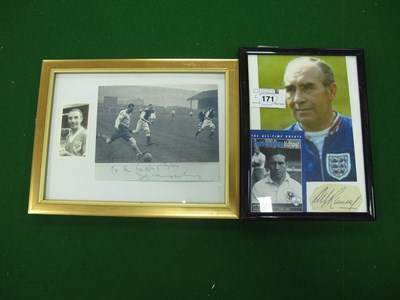 Lot 171 - Autographs - Alf Ramsey & Stanley Matthews,...