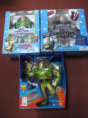 Lot 391 - Three Boxed Disney Toy Story Buzz Lightyear...