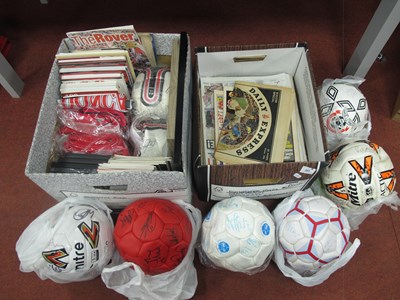 Lot 261 - Doncaster Rovers - scarves, handbooks, 1952,...