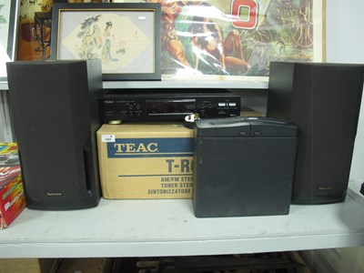 Lot 1097 - Boxed TEAC T-R610 AM/FM Stereo Tuner, Technics...