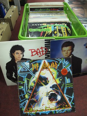 Lot 1021 - Quantity of vinyl LP records, mixed genres,...