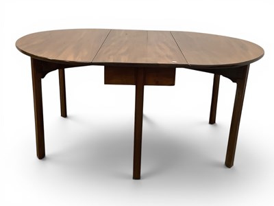 Lot 1516 - Mahogany Drop Leaf Dining Table, with oval...