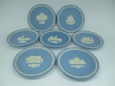 Lot 1148 - Seven Wedgwood Christmas year plates, dated...