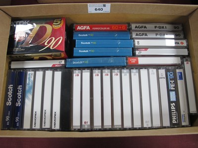 Lot 640 - Lot of 35 Blank 90 minuit cassette tapes....