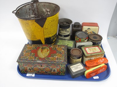 Lot 1348 - An Unusual Early 1900s Advertising Tin Bucket...