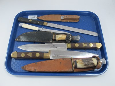 Lot 1224 - A Pair of Mid 1900s Sheffield Handmade Knives...