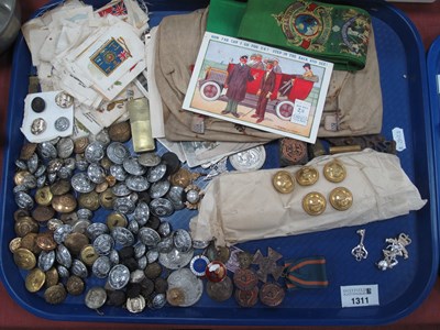Lot 1311 - A Large Quantity of Military Buttons,...