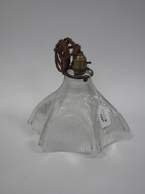 Lot 1337 - An Early 1900s Ruffled and Fluted Glass...