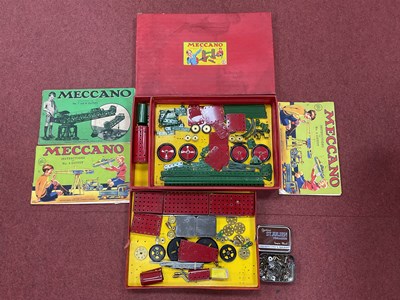 Lot 617 - An immediate post war Meccano No.7 set. Red...