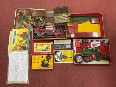 Lot 618 - A quantity of Mid XX century Meccano...