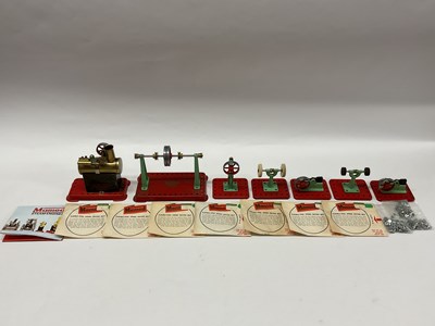 Lot 348 - A Mamod live steam engine Minor No.1, plus six...
