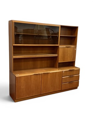 Lot 1528 - McIntosh Mid-Century Teak Wall Unit base...