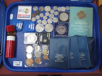 Lot 1308 - Five Britain's First Decimal Coins in Wallets,...