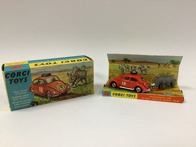 Lot 928 - Original Corgi No.256 Volkswagen 1200 in East...