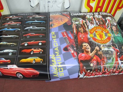 Lot 4 - Sporting Posters - Ronaldo (Brazil), Cruyff,...