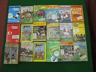 Lot 182 - Eighteen 1950's and 1960's Football annuals,...