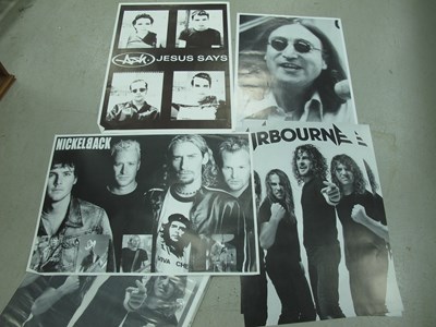 Lot 1063 - Music Posters in Monochrome - John Lennon,...