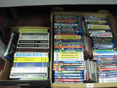 Lot 1066 - A quantity of Railway themed DVD's, Videos and...