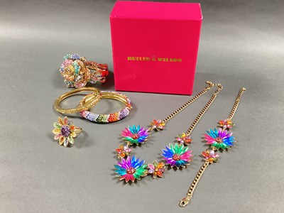 Lot 248 - Butler & Wilson; A Decorative Floral Hinged...