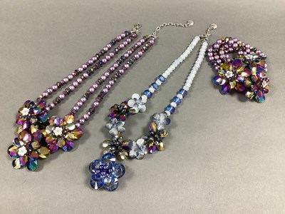 Lot 245 - Butler & Wilson; A Double Row Imitation Pearl...