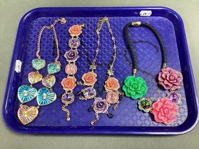 Lot 236 - Butler & Wilson; A Decorative Floral Collar...