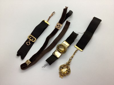 Lot 171 - A Victorian Single Stone Bracelet, together...