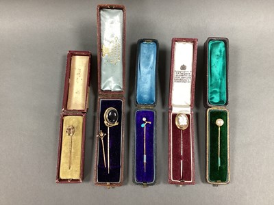 Lot 132 - A Collection of Antique and Later Stickpins,...