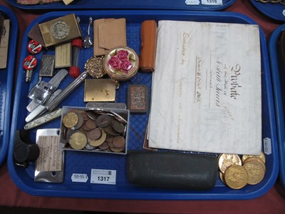 Lot 1317 - Probate of the will of Josiah Jones dated 1863...