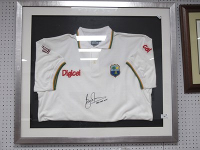 Lot 16 - Brian Lara Autograph, black pen signed...