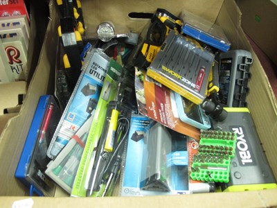 Lot 1068 - Work Zone Eight Piece T Hardle Hex Key Set,...