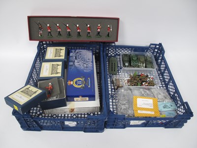 Lot 557 - Various Scale Model Figures & Vehicles,...