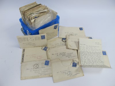 Lot 448 - WWII Era Collection of Handwritten Letters in...