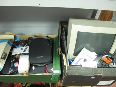 Lot 1055 - Vintage electronics, including boxed Sony...