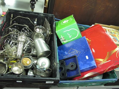 Lot 1051 - Metalware, including boxed Royal Ascot serving...