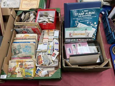 Lot 1328 - Cigarette Cards and Stamps, including a large...