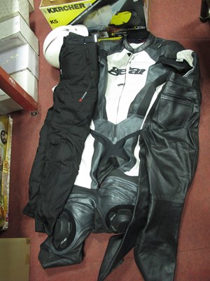 Lot 1036 - Motorcycle Gear, including a vintage Gear...