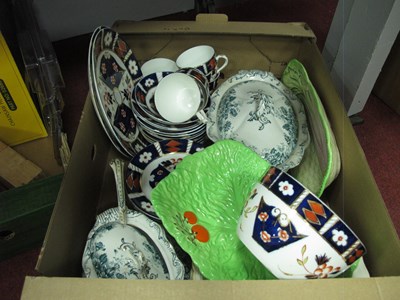 Lot 1034 - Crown Stamp Imari Table China of 30 Pieces,...