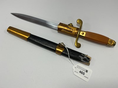 Lot 465 - Soviet Navy Officers Dress Dagger & Scabbard,...