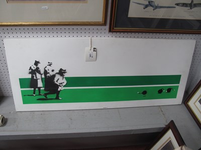 Lot 1509 - A reproduction of Banksy’s 1999 artwork “Bomb...