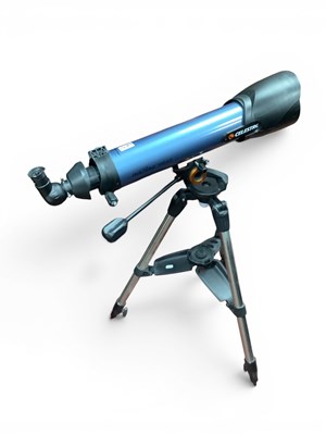 Lot 1489 - Celestron Inspire 100AZ refractor telescope on...