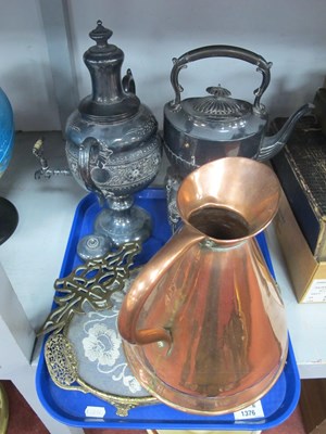 Lot 1256 - Metalware, including vintage silver-plated...