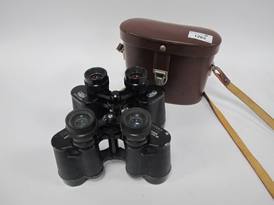 Lot 1263 - Leather-cased Carl Zeiss Jena Deltrintem 8x30...