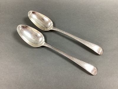 Lot 9 - A Pair of Georgian Hallmarked Silver Bright...