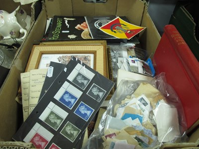 Lot 1012 - Stamps and ephemera, including assorted stamp...