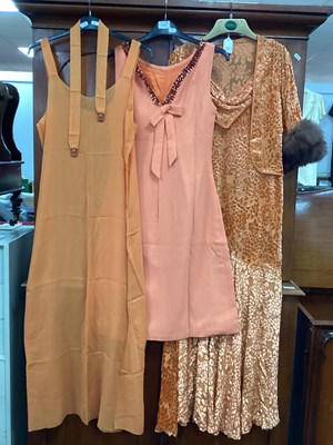 Lot 1107 - Vintage Fashions - Michel Pelta, Paris Apricot...