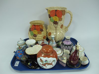 Lot 1145 - Czech 1970s Mottled Ceramics, Doulton, Germany,...