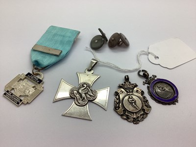 Lot 273 - Religious Interest; A Hallmarked Silver Eagle...