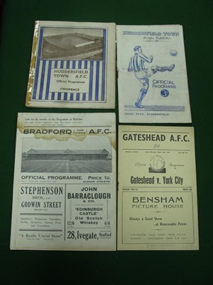 Lot 481 - Huddersfield Town Programmes, 1935-6 v. Bolton,...