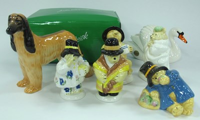 Lot 1162 - Beswick White Swan and 'Hajubah of Davlen' Dog,...