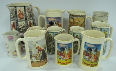 Lot 1122 - Novelty Ceramic Jugs, including Amberglade,...